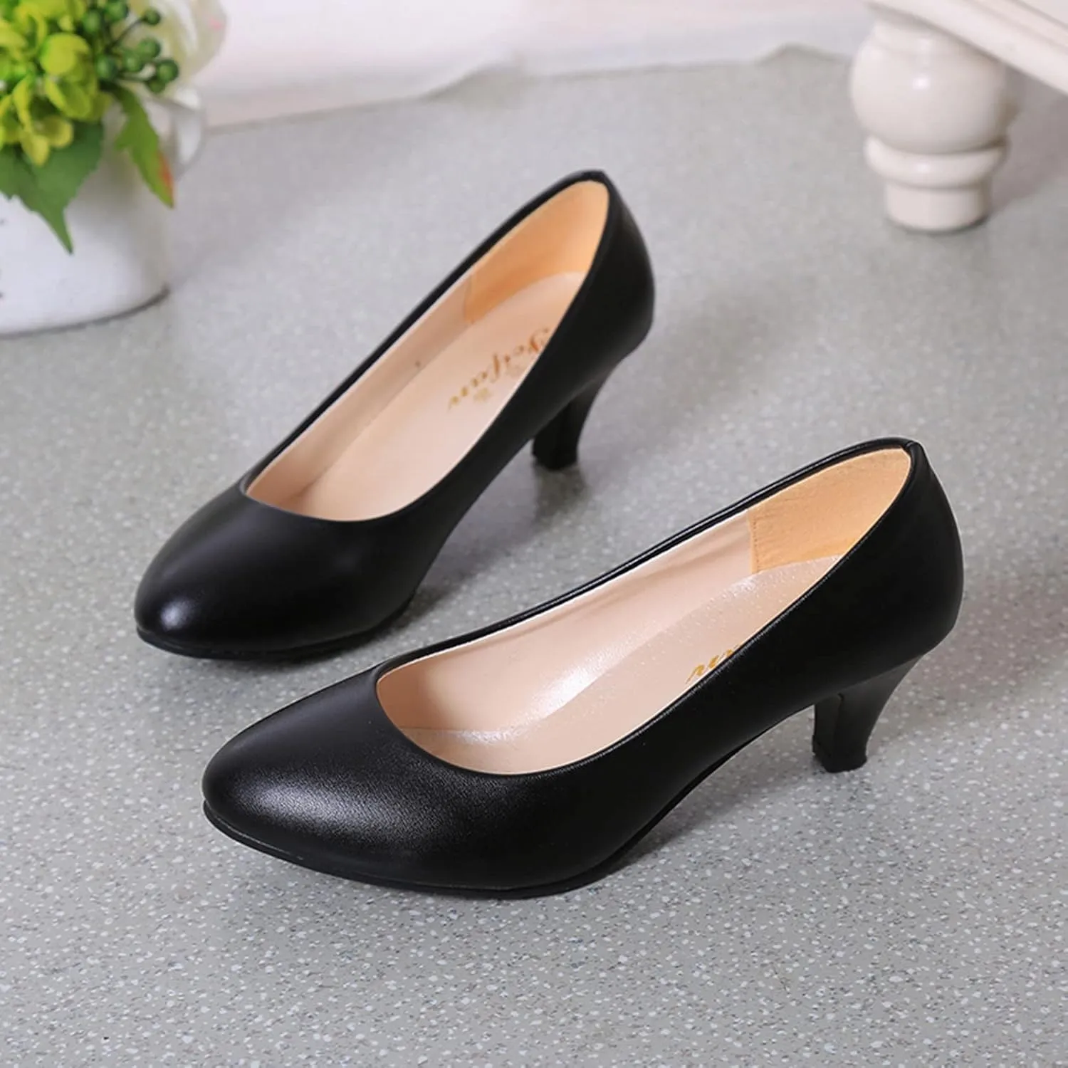 AMDBEL Summer Sandals for Women 2024, Pointed Toe Adjustable Strap Buckle Slingback Sandals Solid Color Fashion Sandals