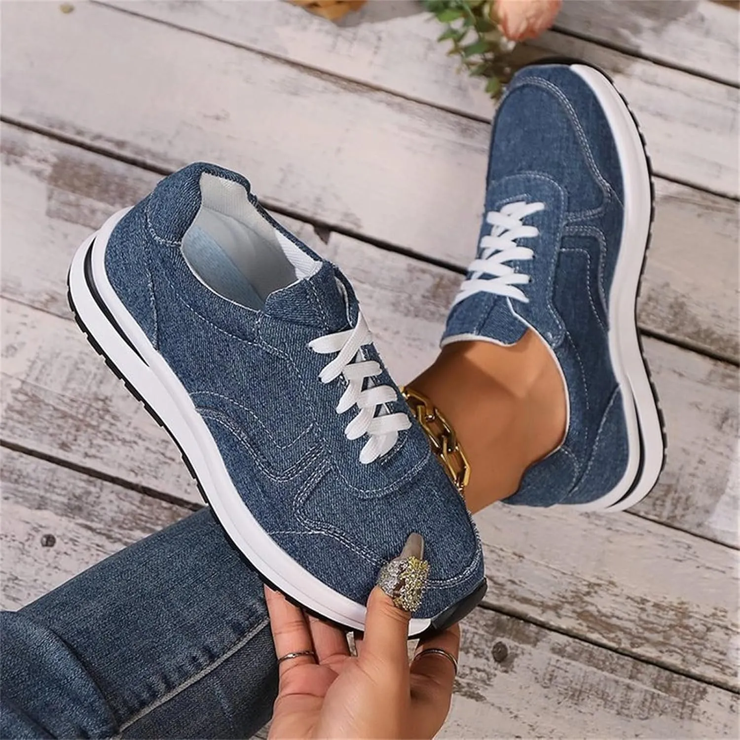 Arch Support Walking Shoes for Women Black Platform Shoes Casual Walking Shoes for Women Nursing Shoes for Women