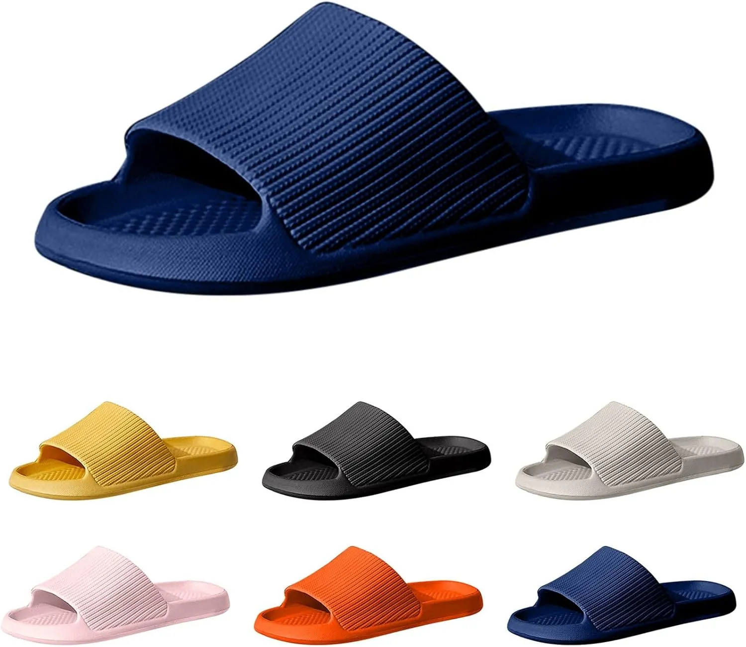 Bathroom Slippers Men Shower Shoes Women Slides for Men Womens Slides Ultra Comfort Travel Indoor Outdoor Slippers