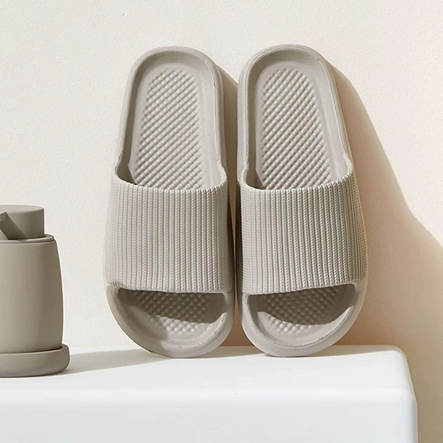 Bathroom Slippers Men Shower Shoes Women Slides for Men Womens Slides Ultra Comfort Travel Indoor Outdoor Slippers