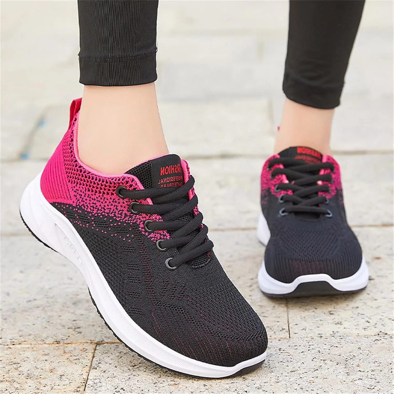 Black High Top Sneakers for Women Women Orthopedic Sneakers Walking Nursing Shoes Women Bowling Shoes Women Size 9 1/2 All White Slip Resistant Shoes for Women/Nurse Shoes
