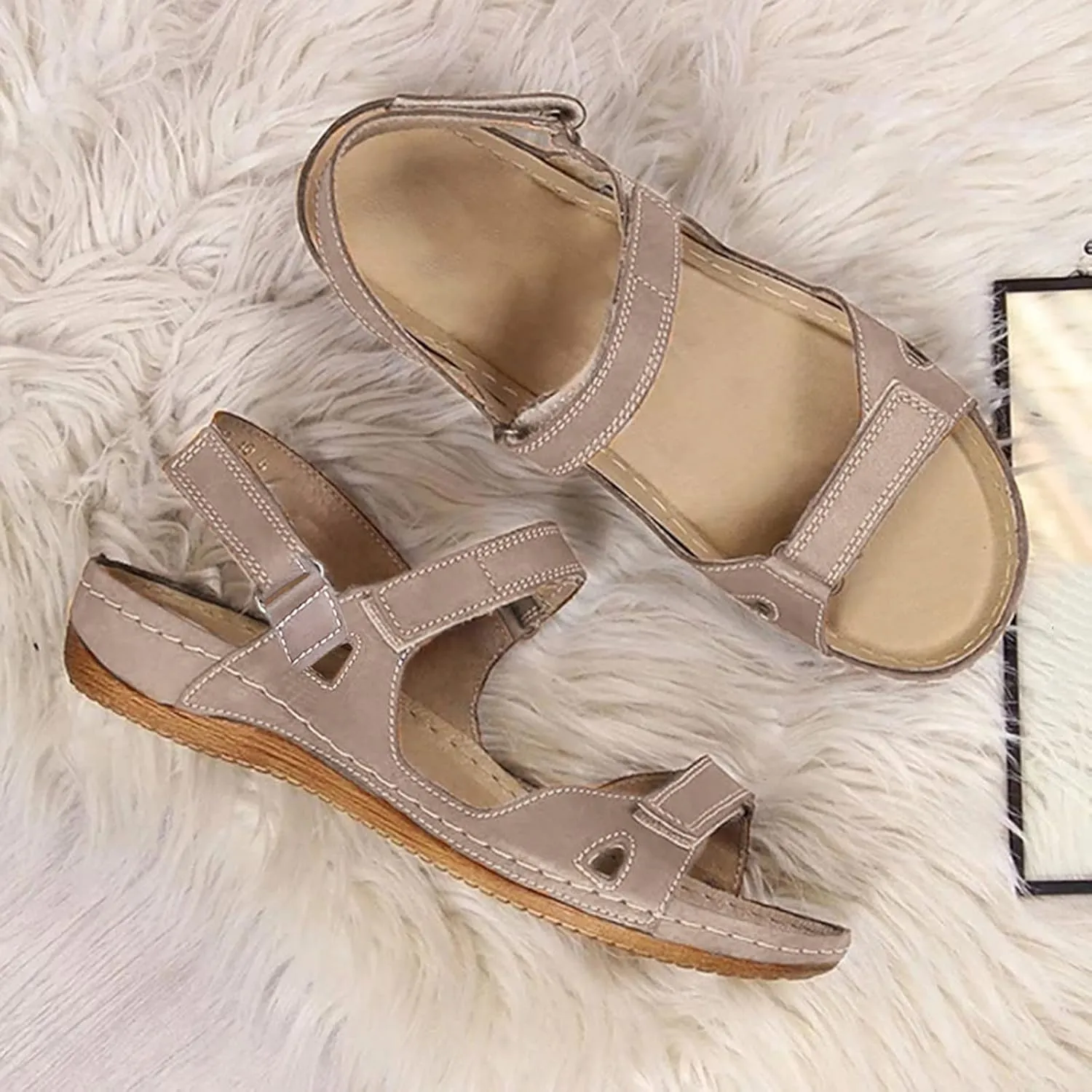 Black Orthopedic Sandals with Back Strap Women Wide Orthopedic House Slippers with Arch Support with Plantar Fasciitis Orthotic Fashion Sandals for Women 2025 Trendy High Arch Slippers for Women