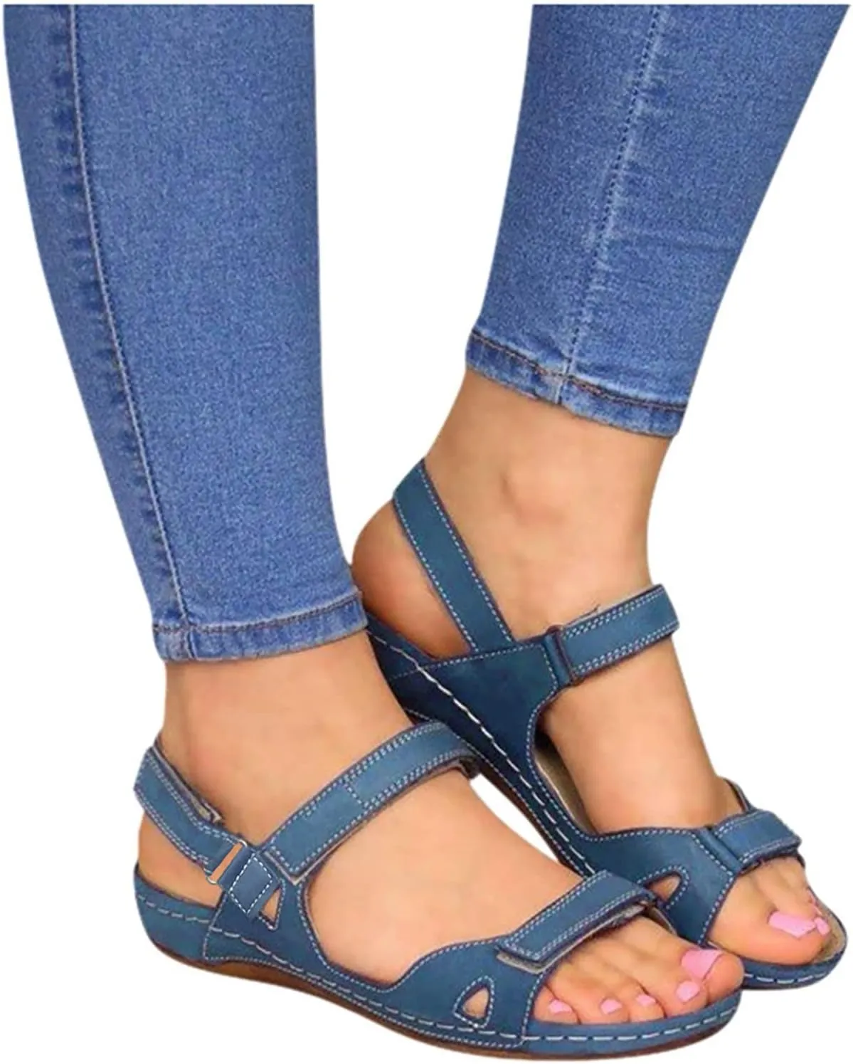 Black Orthopedic Sandals with Back Strap Women Wide Orthopedic House Slippers with Arch Support with Plantar Fasciitis Orthotic Fashion Sandals for Women 2025 Trendy High Arch Slippers for Women