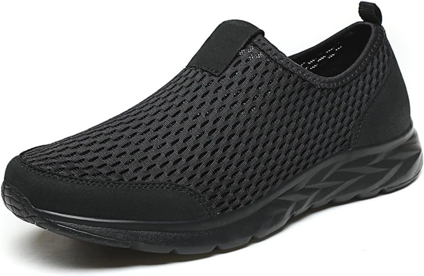 Breathable Mesh Slip on Shoes for Women Men Walking Loafer Indoor Outdoor Shoes Lightweight Non Slip Running Shoe Arch Support Slip On Sneakers Mesh Workout Sports Sneakers