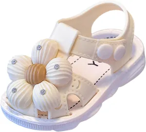 Children Shoes Comfortable Soft Sole Sandals Fashionable Flower Beach Bow Sandals Girls Indoor Slippers for Kids