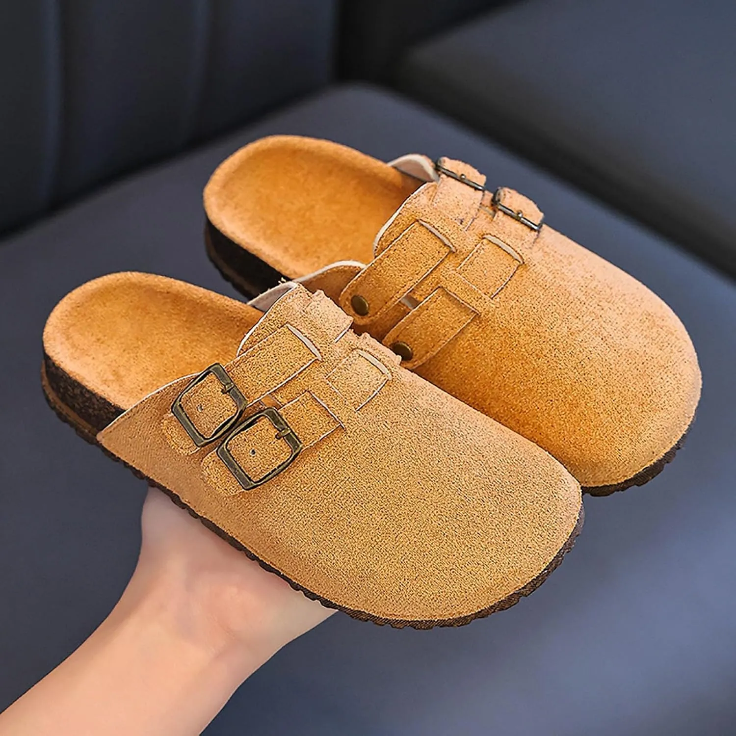 Children Slippers Children Linen Slippers Indoor Home Cotton and Linen Soft Sole Sandals Girls Sandals for Girl