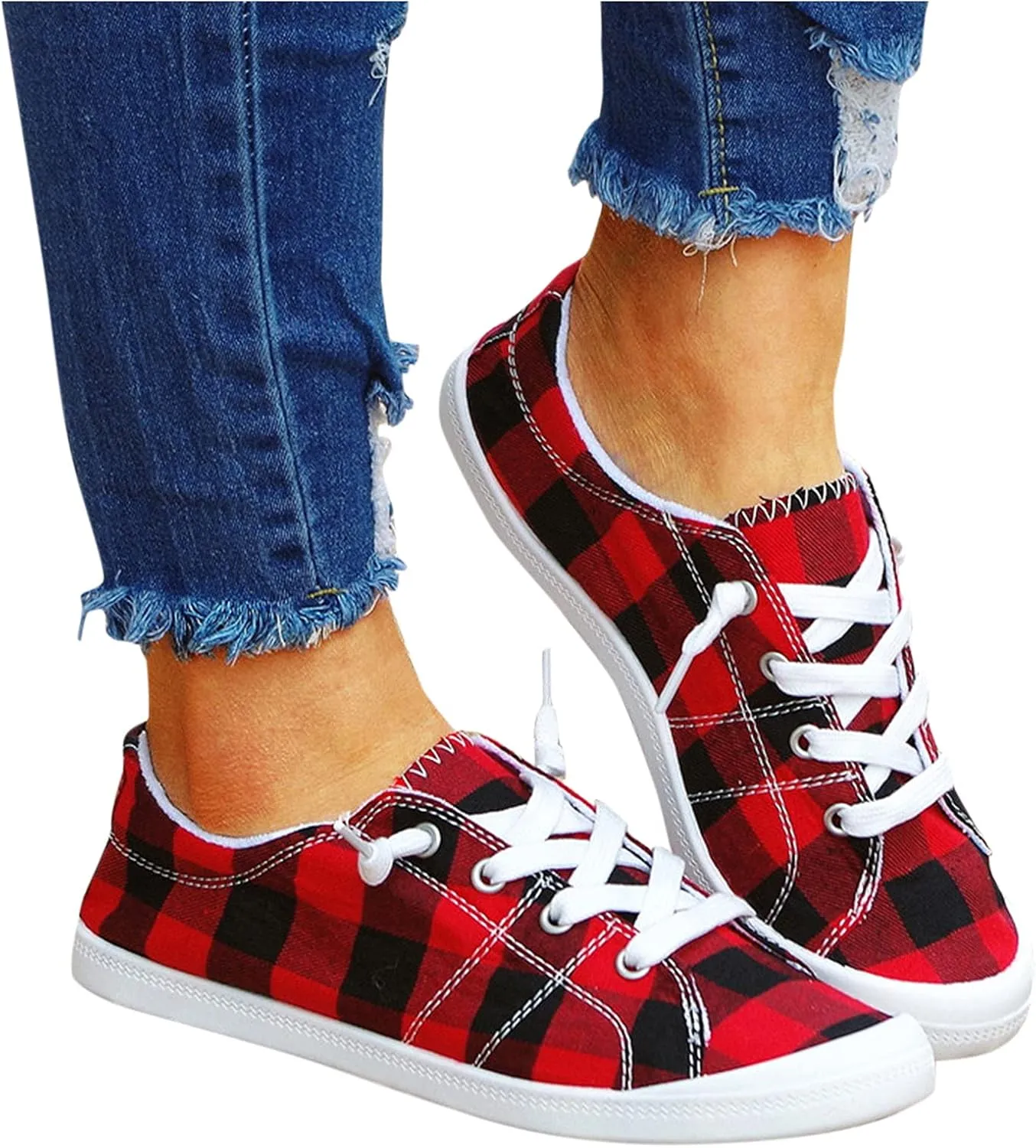 Chunky Sneakers Women Comfy Slip On Shoes for Women Slip On Gym Shoes for Women Wide Width Women's Running Shoes All Black Fashion Sneakers Shoes for Women