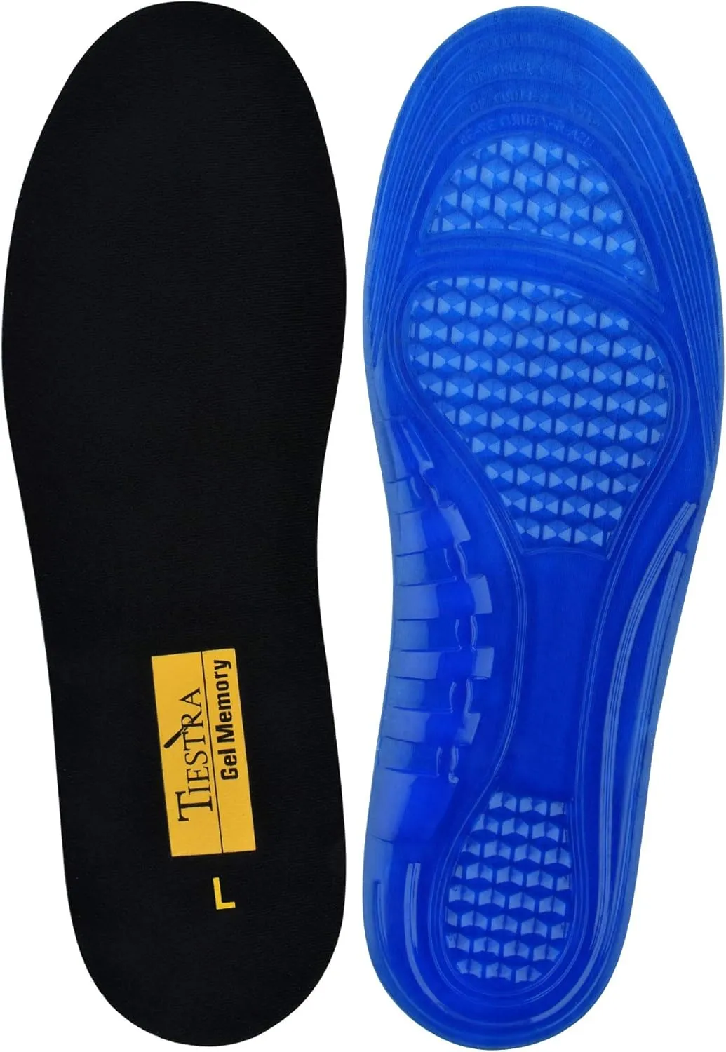 Cushioning-Gel Insoles for Women Providing Shock Absorption for Feet Relief, Comfortable Memory Foam Insole,Plantar Fasciitis Feet Arch Supports Shoe Inserts Size US6-10 Black S