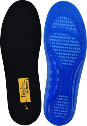 Cushioning-Gel Insoles for Women Providing Shock Absorption for Feet Relief, Comfortable Memory Foam Insole,Plantar Fasciitis Feet Arch Supports Shoe Inserts Size US6-10 Black S