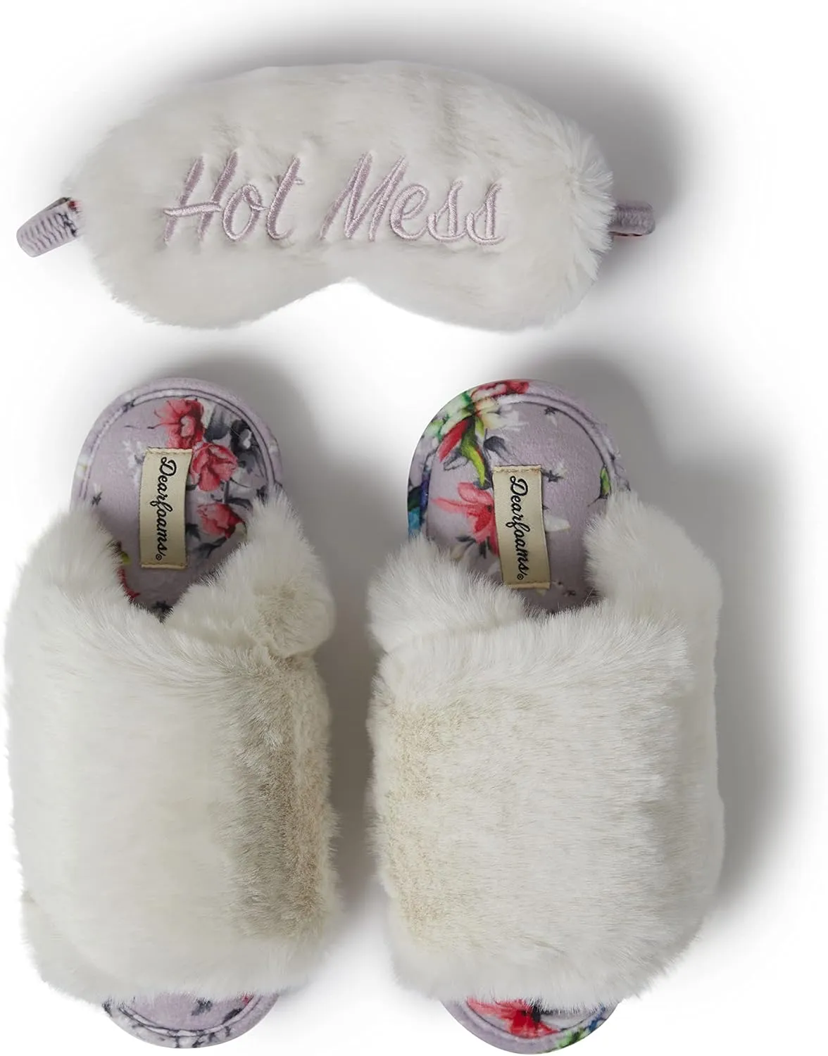 Dearfoams Women's Mom Cozy Giftable Memory Foam Slippers