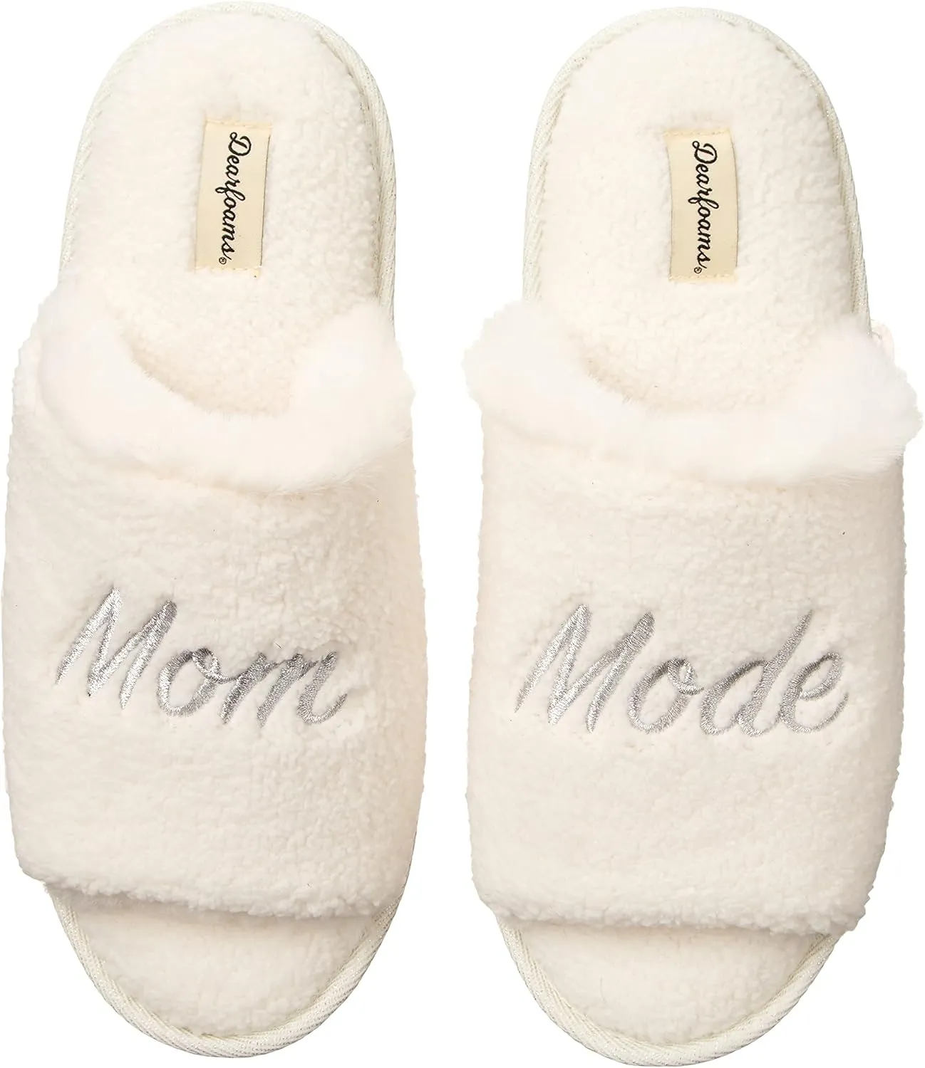 Dearfoams Women's Mom Cozy Giftable Memory Foam Slippers