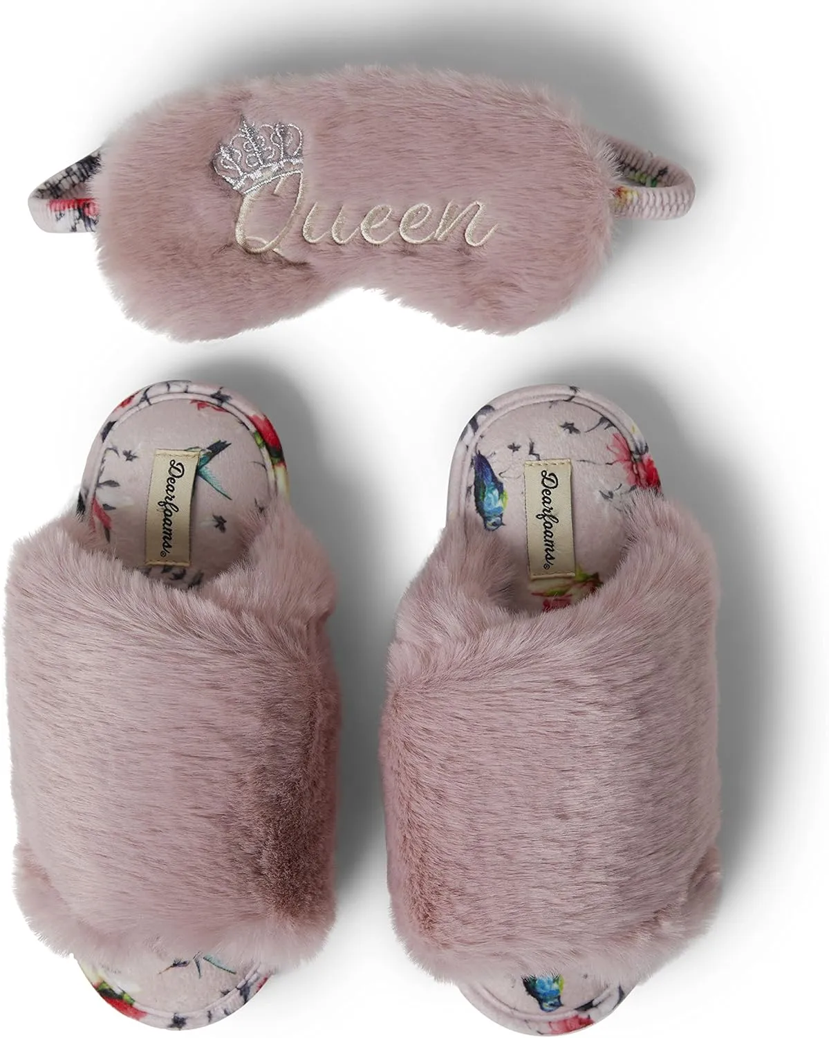 Dearfoams Women's Mom Cozy Giftable Memory Foam Slippers