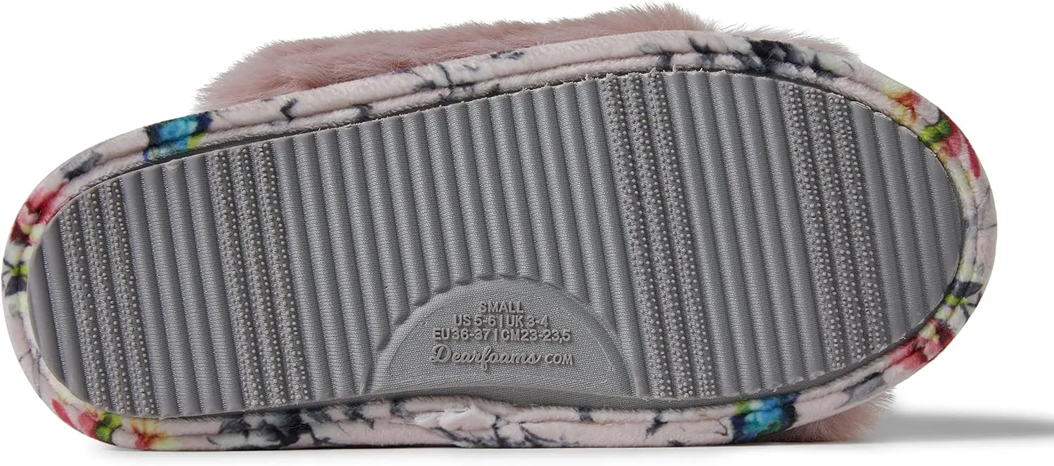 Dearfoams Women's Mom Cozy Giftable Memory Foam Slippers
