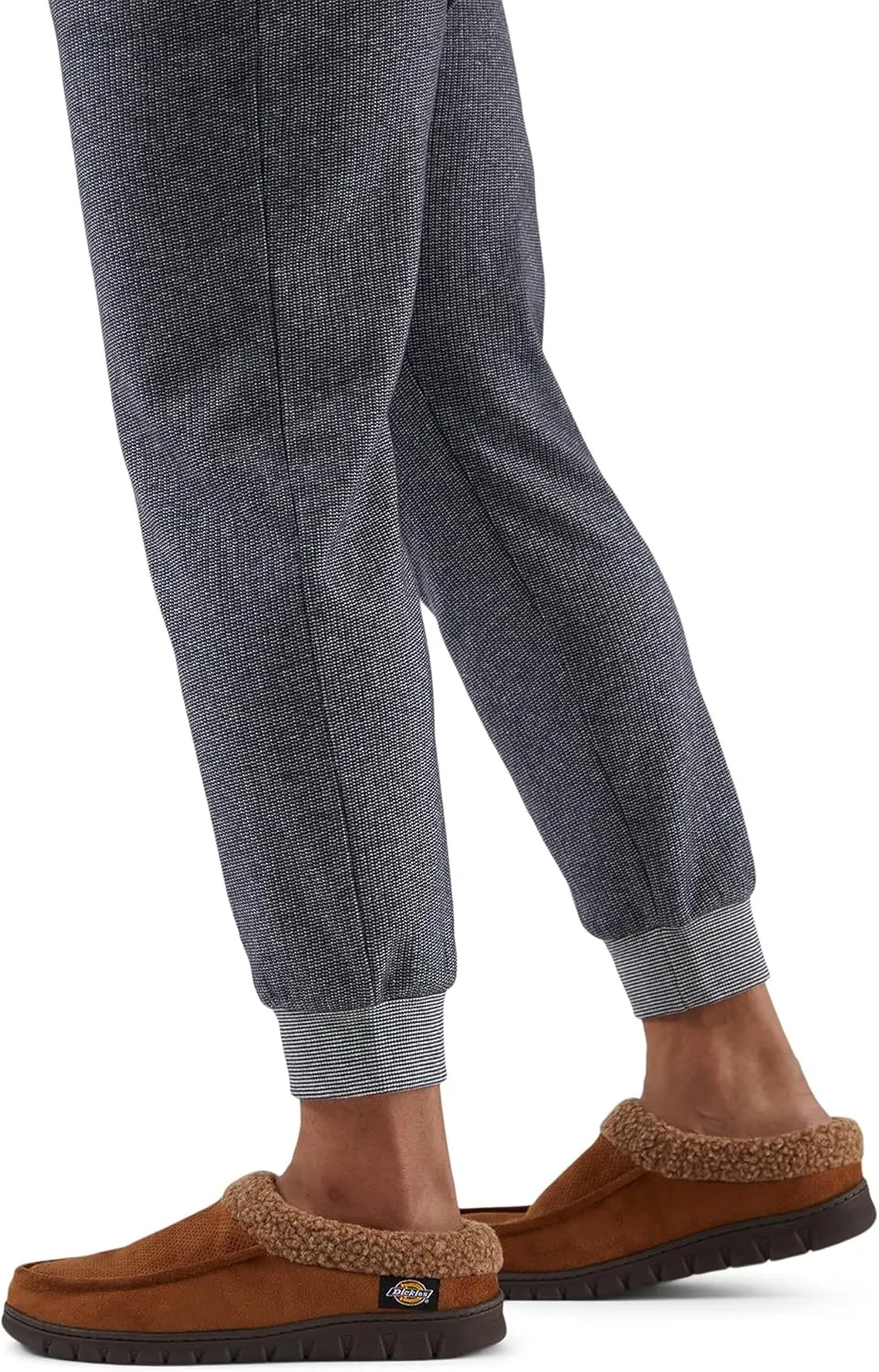 Dickies Men's Perforated Closed Back Memory Foam Slippers - Indoor/Outdoor Sole, Machine Washable