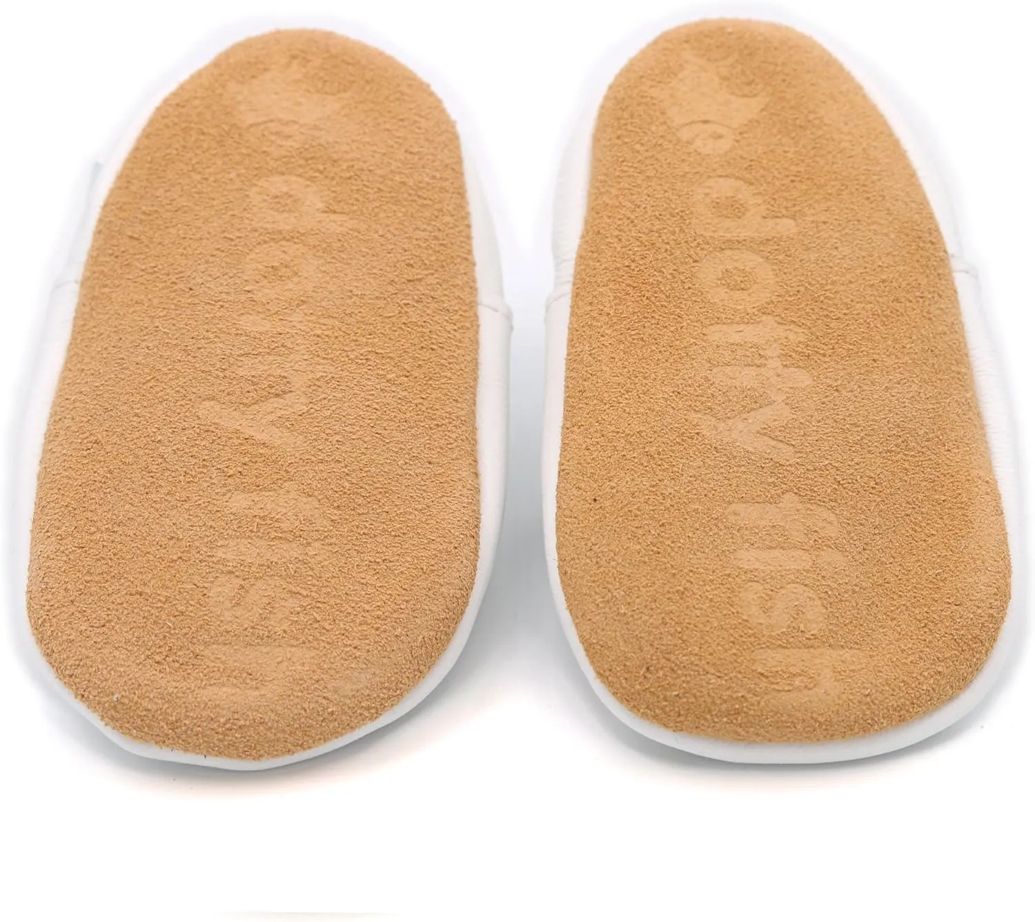 Dotty Fish Infant and Toddler Soft Leather Sandals  Barefoot-Friendly, Non-Slip Suede Sole, Podiatrist Recommended, Breathable Baby-Safe Leather, British Brand  Fits 04 Years