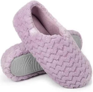 FamilyFairy Women's Memory Foam Slippers Lightweight Cozy Closed Back Slippers Washable House Shoes Indoor Outdoor