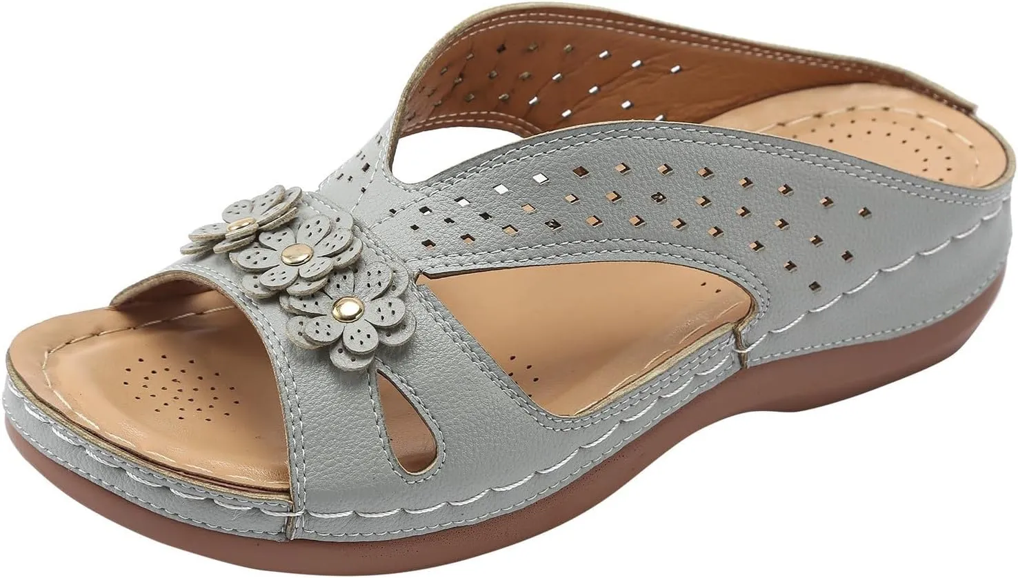 Fashion Slides Sandals for Women Open Toe Thick Soft Slides Versatile Slides Sandals Sandals for Women