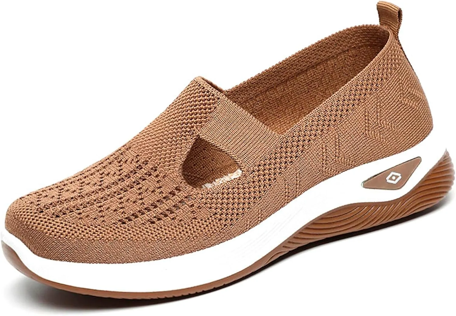 Fashion Summer Women Sports Shoes Flat Bottom Non Slip Mesh Hollow Upper Breathable Soft Slip On Casual Style Shoes for Men Wide