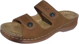 Flat Sandals Women Dressy Comfort Lightweight Platform Recovery Slides Orthopedic Arch Support Sandals