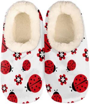 Fuzzy Memory Foam Slippers - Women's & Men's Anti-Skid Indoor/Outdoor Home Shoes