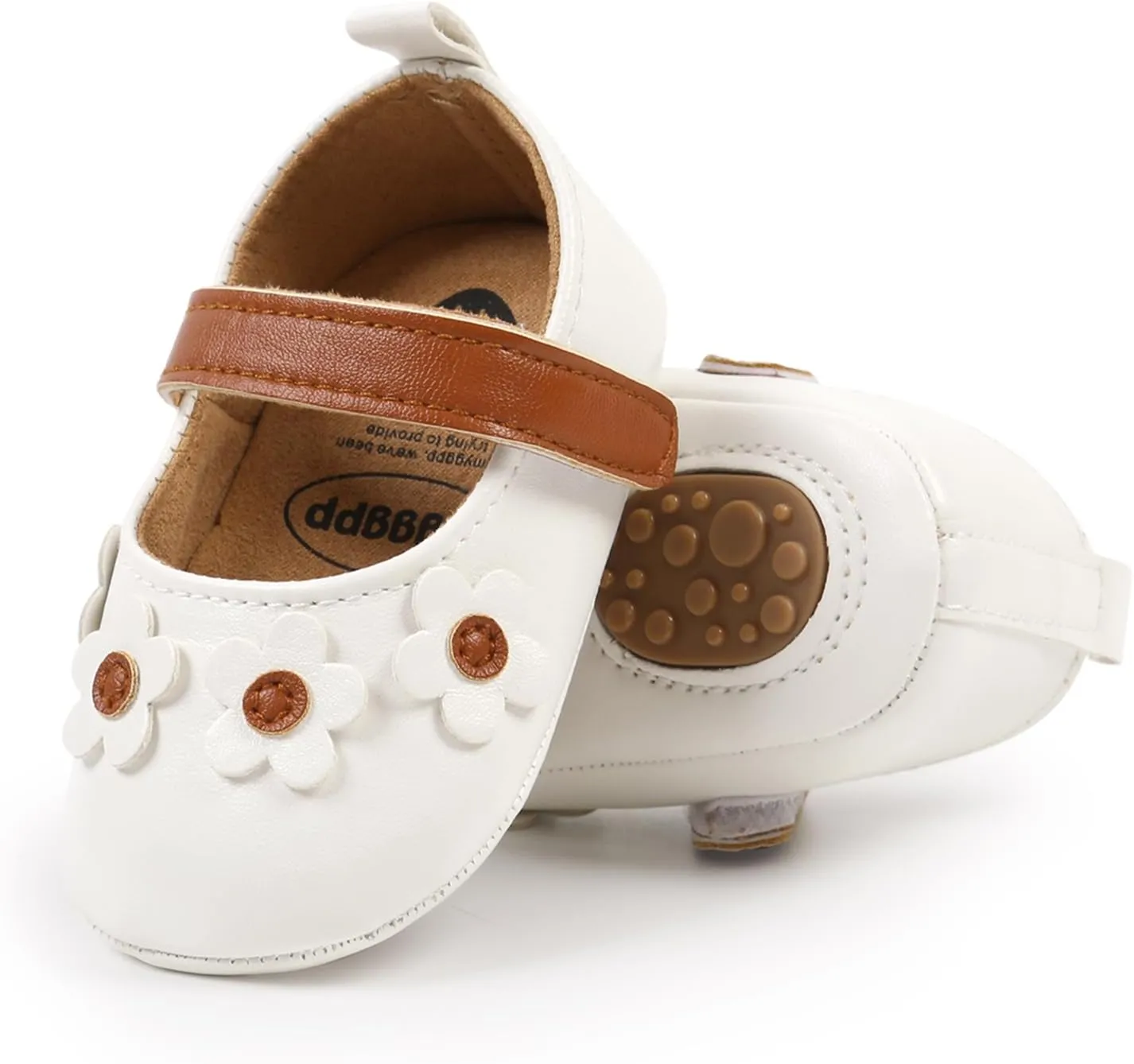 GAISUMMI Baby Girls Shoes Infant Hollowed Style Mary Jane Flats Non-Slip Soft Sole Sandals Toddler First Walkers