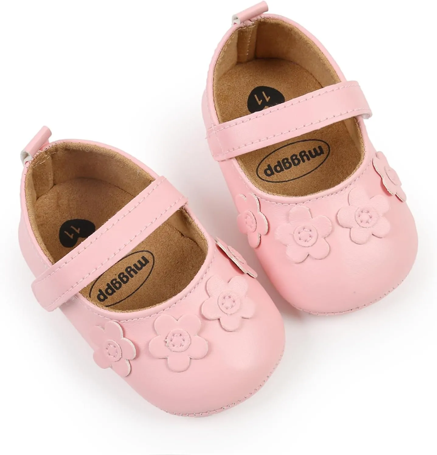 GAISUMMI Baby Girls Shoes Infant Hollowed Style Mary Jane Flats Non-Slip Soft Sole Sandals Toddler First Walkers