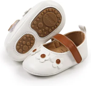 GAISUMMI Baby Girls Shoes Infant Hollowed Style Mary Jane Flats Non-Slip Soft Sole Sandals Toddler First Walkers