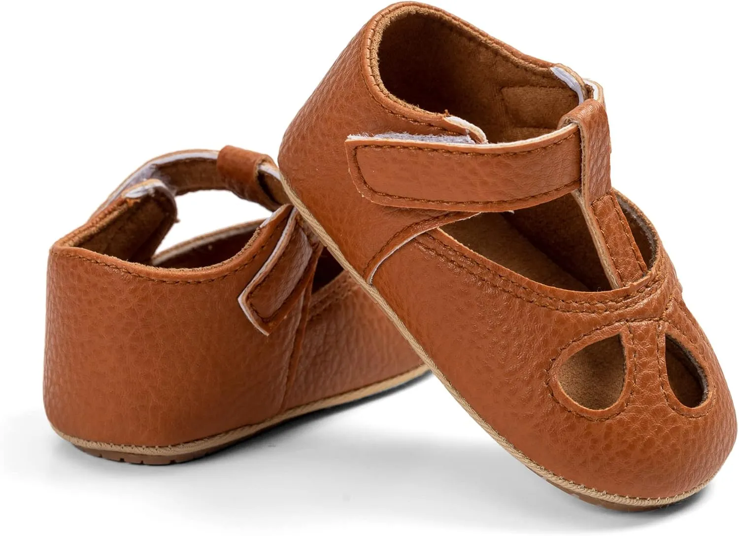 GAISUMMI Baby Girls Shoes Infant Hollowed Style Mary Jane Flats Non-Slip Soft Sole Sandals Toddler First Walkers