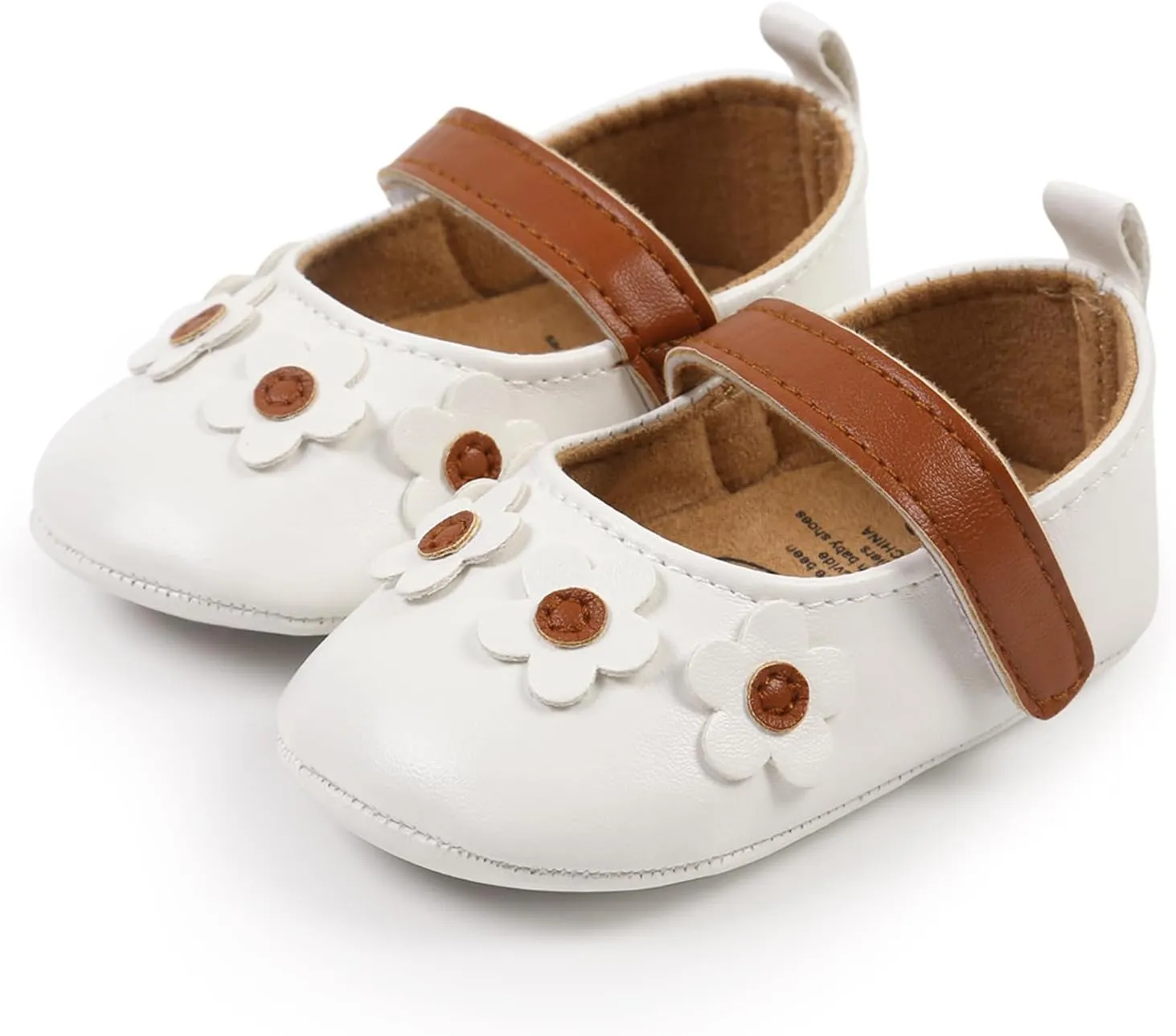 GAISUMMI Baby Girls Shoes Infant Hollowed Style Mary Jane Flats Non-Slip Soft Sole Sandals Toddler First Walkers