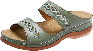 Generic Orthopedic Sandals for Women Arch Support Sandals Summer Casual Orthotic Sandals Flip Flops Comfortable Sandals