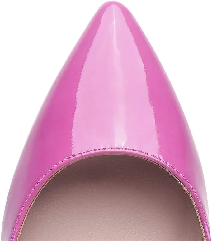 GENSHUO Women's High Heels for Women Classic Pointed Closed Toe Heels Sexy Stiletto Pumps Elegant Classy Wedding Bridal Party Dress Shoes