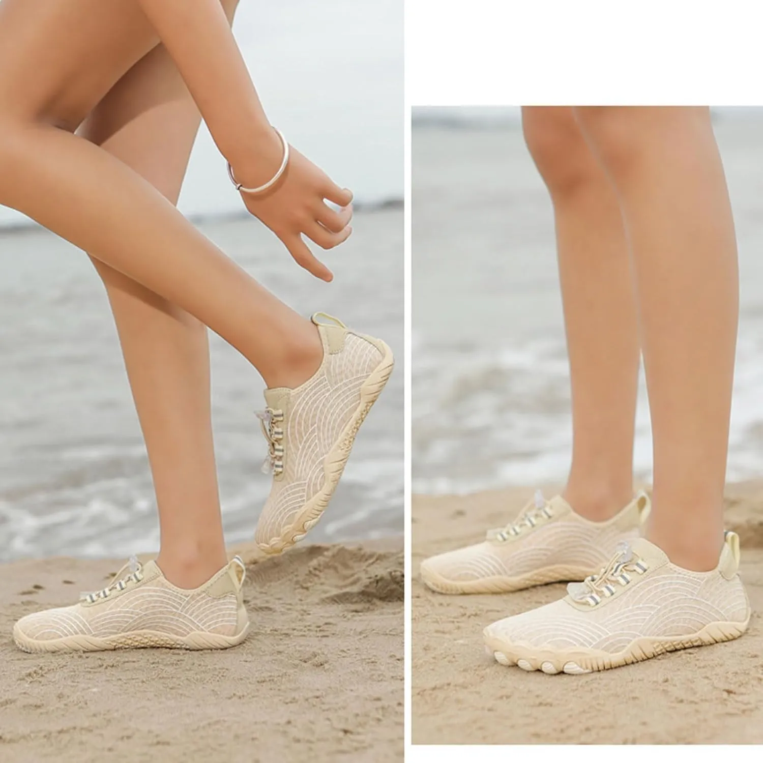 Grounded Women Men Wide Toe Box Barefoot Grounding Quick Dry Breathable Non Slip Hike Water Shoes for Swim Surf Hiking Outdoor Sports Neuropathy Comfort Footwear