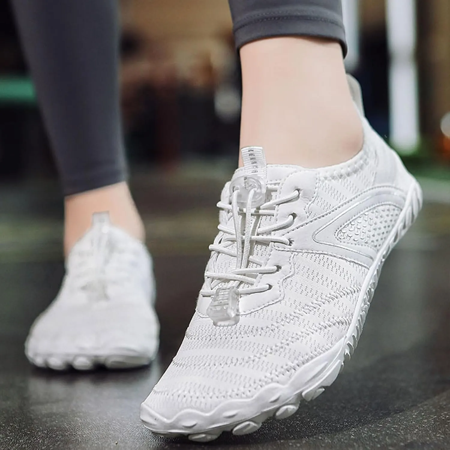 Grounding Shoes for Women Men Pro Footwear Barefoot Shoes Wide Toe Box Healthy Non Slip Athletic Hiking Shoe Outdoor Beach Pool Swim Footwear for Soft Comfortable