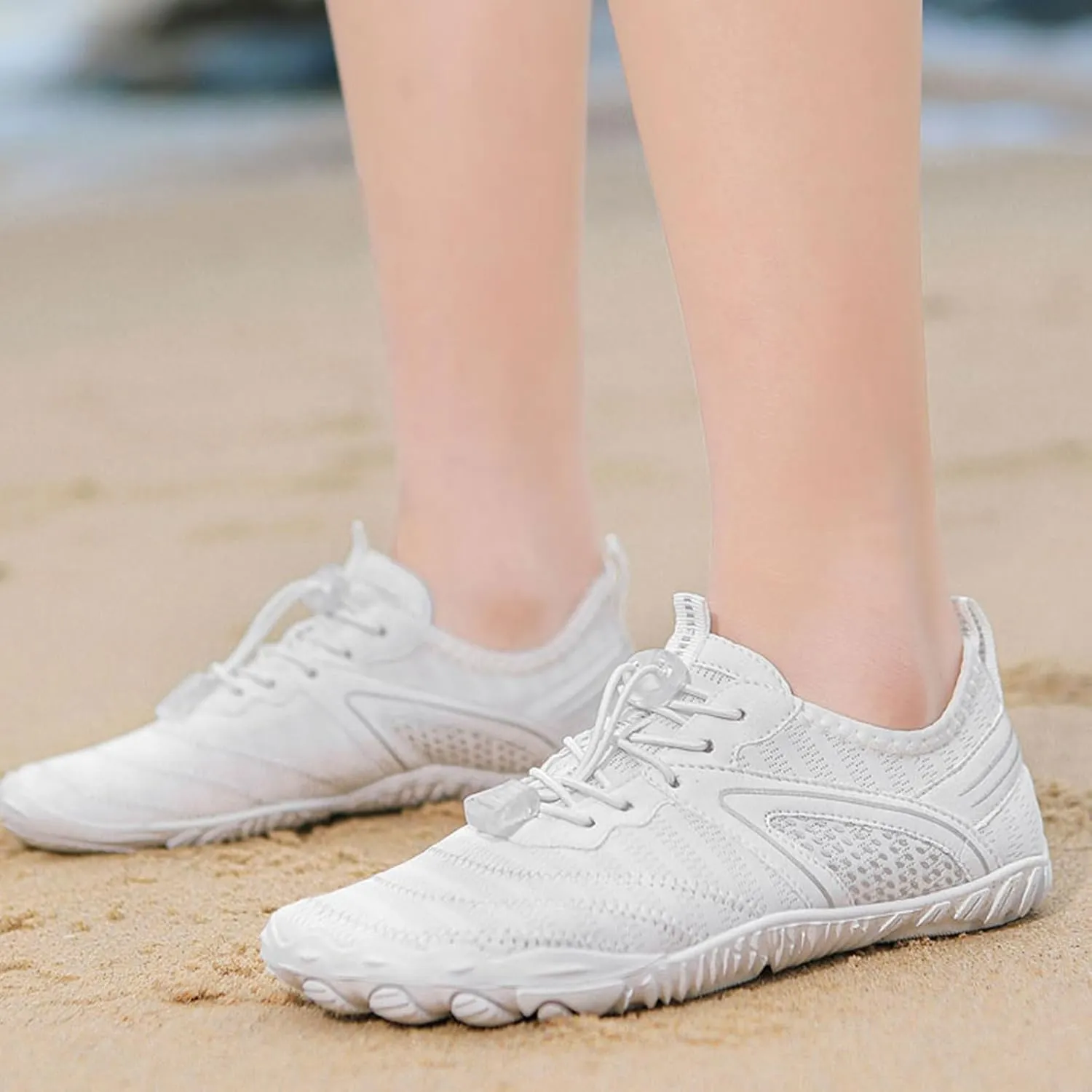 Grounding Shoes for Women Men Pro Footwear Barefoot Shoes Wide Toe Box Healthy Non Slip Athletic Hiking Shoe Outdoor Beach Pool Swim Footwear for Soft Comfortable