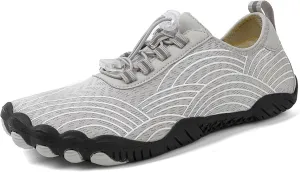 Hike Barefoot Shoes for Women Breathable Non-Slip Athletic Footwear Wide Toe Box Barefoot Grounding Shoes Beach Outdoor Running Sneakers Healthy Non-Slip Shoe Unisex