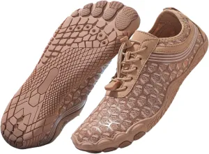 Hike Barefoot Shoes for Women Men Athletic Outdoor Hiking Sneaker Breathable and Lightweight Non-Slip Workout Shoes Wide Toe Water Shoe Beach Footwear with Drainage