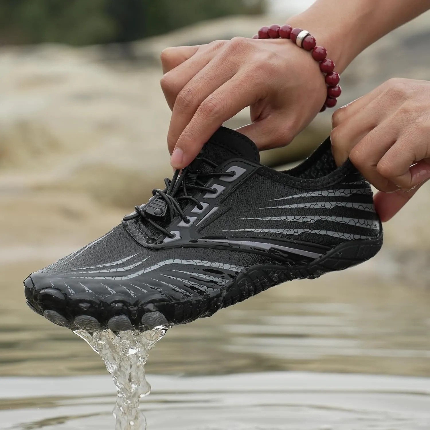 Hike Barefoot Shoes for Women Men Non-Slip Breathable Walking Shoe Wide Toe Water Shoes Comfortable Athletic Footwear Healthy Non-Slip Grounding Sneaker