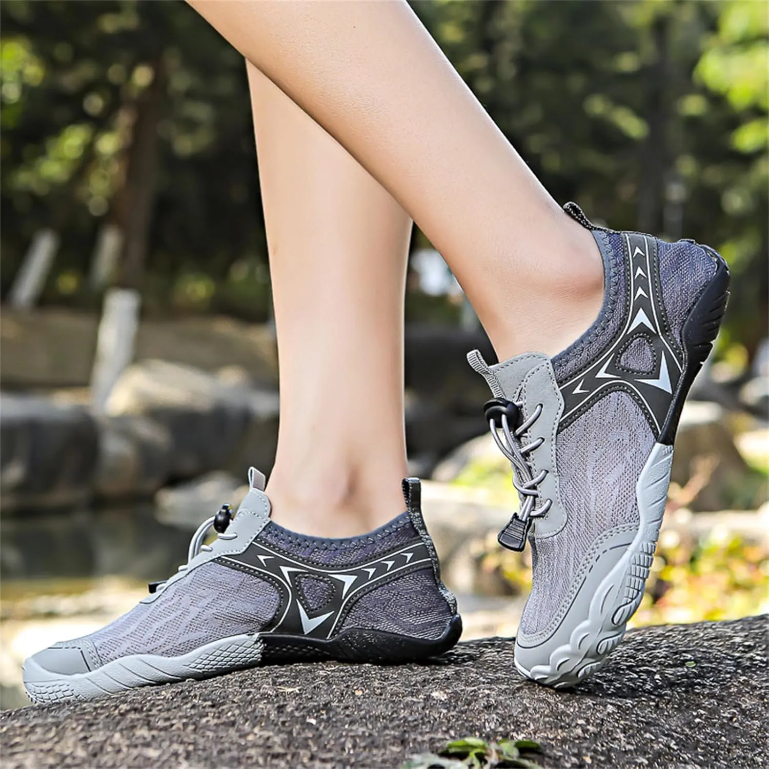 Hike Barefoot Shoes for Women Men Running Hiking Comfortable Walking Shoes Summer Waterproof Trail Running Healthy Footwear Non-Slip Athletic Wide Toe Water Shoe