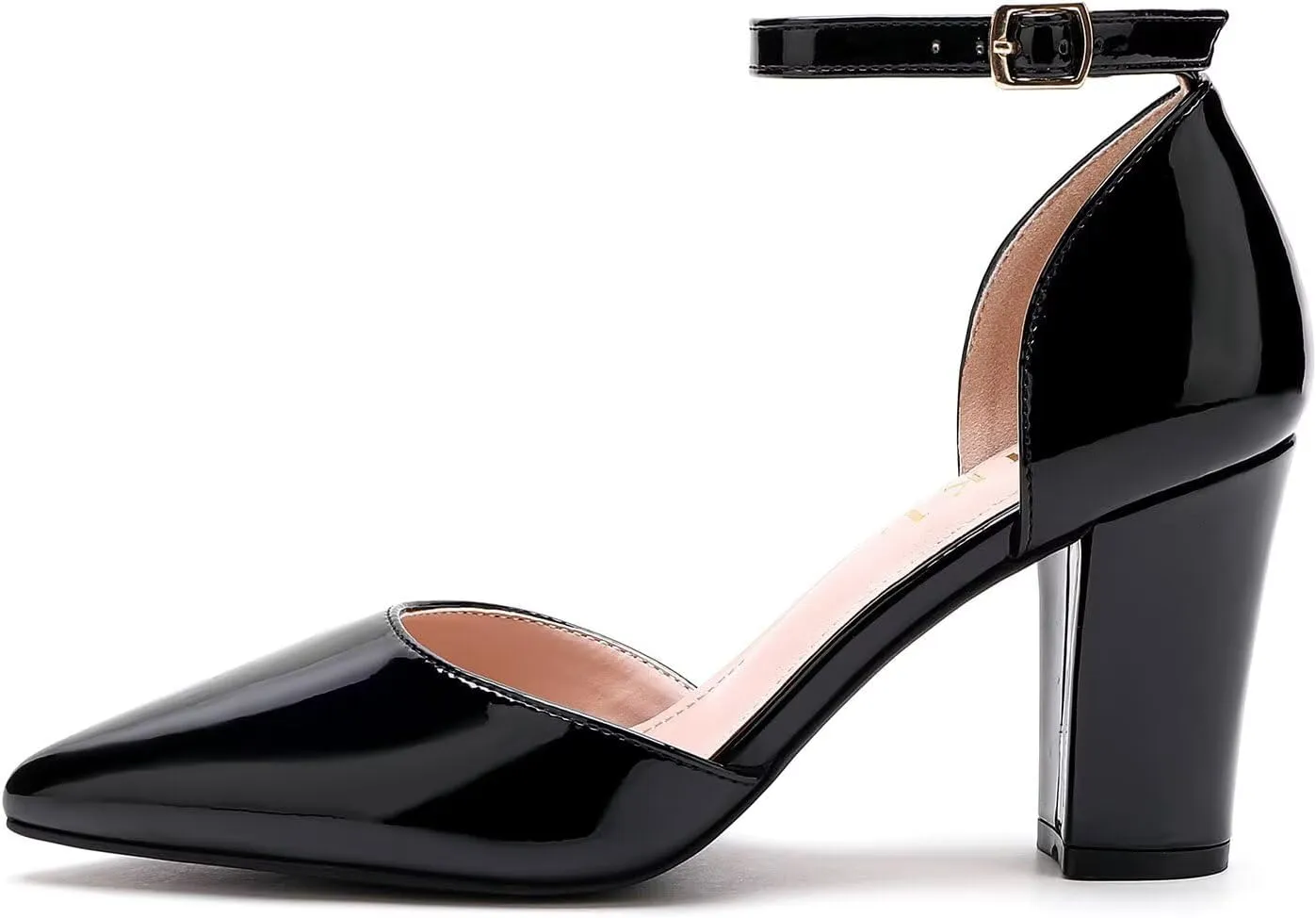 HKL Women's Closed Toe Pointed Heels Pumps