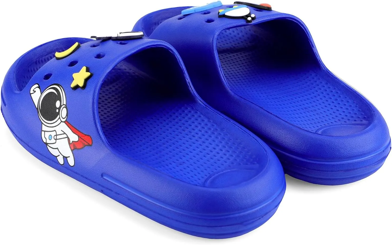 KAKU NANU Kids Slide Sandals EVA Cloud Slippers Open Toe Soft Slides Lightweight Non-slip Unisex Children Cozy Summer Flip Flop Shoes