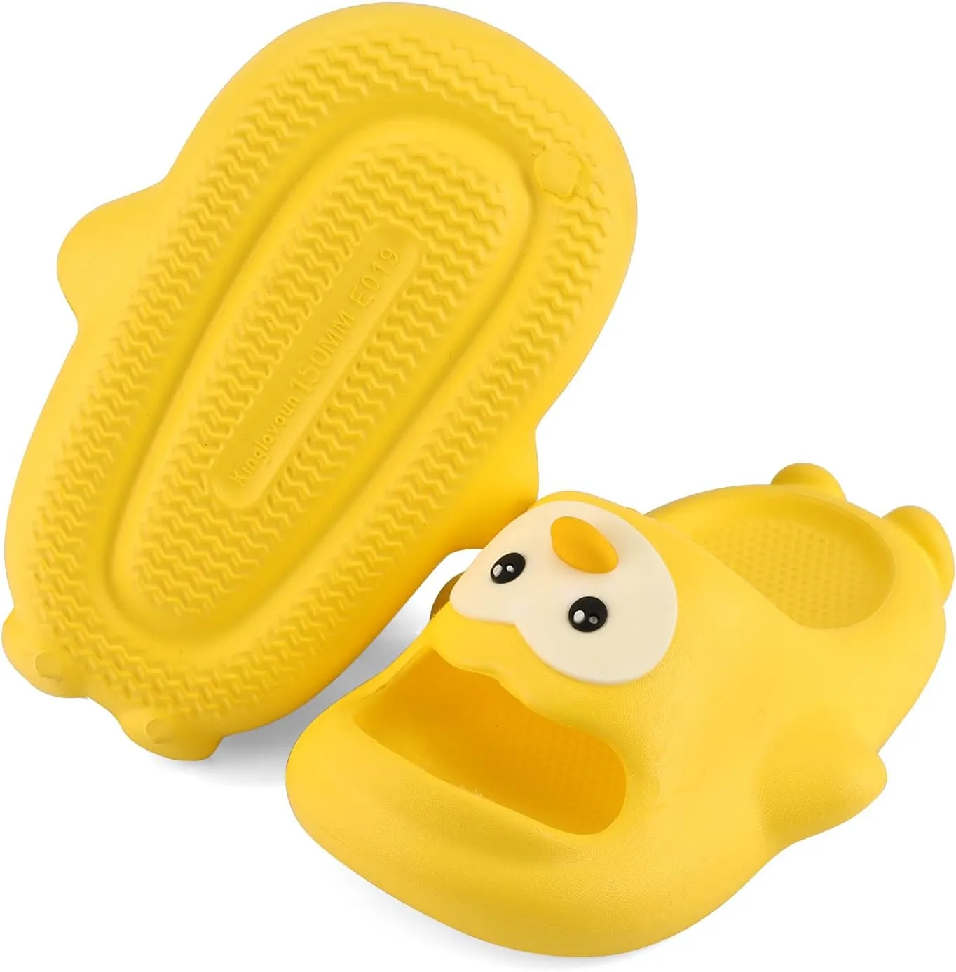 KAKU NANU Kids Slide Sandals EVA Cloud Slippers Open Toe Soft Slides Lightweight Non-slip Unisex Children Cozy Summer Flip Flop Shoes