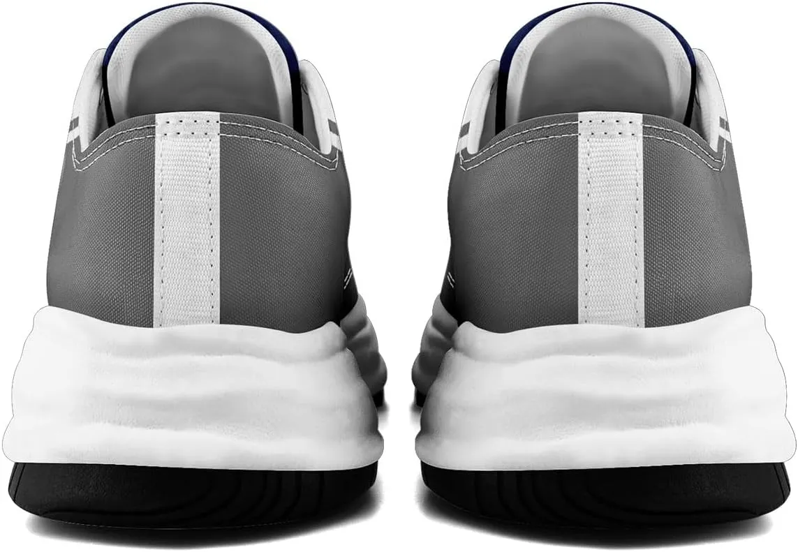 Lightning Canvas Sneakers Comfortable Casual Walking Sports Shoes for Men Women Non-slip Lace-up Flat Tennis Trainers