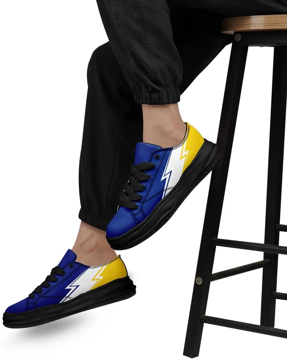 Lightning Canvas Sneakers Comfortable Casual Walking Sports Shoes for Men Women Non-slip Lace-up Flat Tennis Trainers