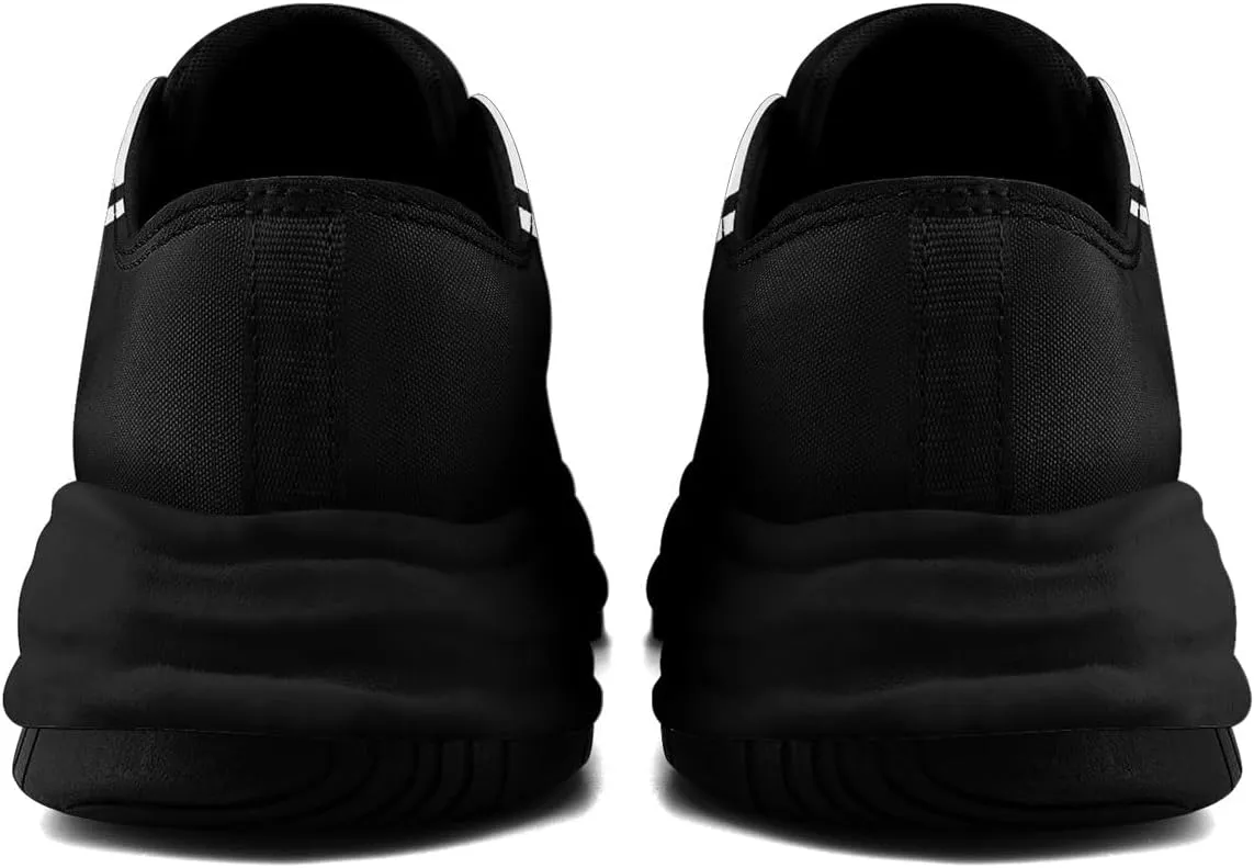 Lightning Canvas Sneakers Comfortable Casual Walking Sports Shoes for Men Women Non-slip Lace-up Flat Tennis Trainers