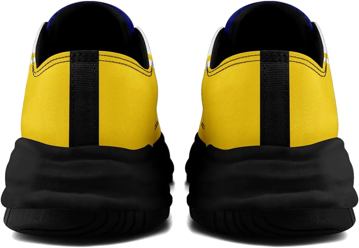 Lightning Canvas Sneakers Comfortable Casual Walking Sports Shoes for Men Women Non-slip Lace-up Flat Tennis Trainers