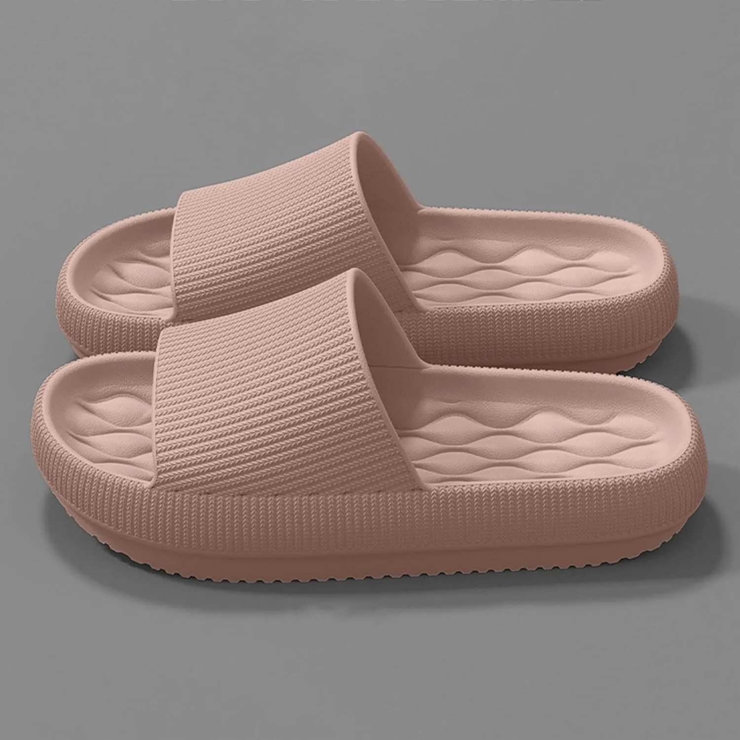 Lightweight Slides Sandal for Women Bathroom House and Pool Sandals Soft Soled Slides Women's Slides