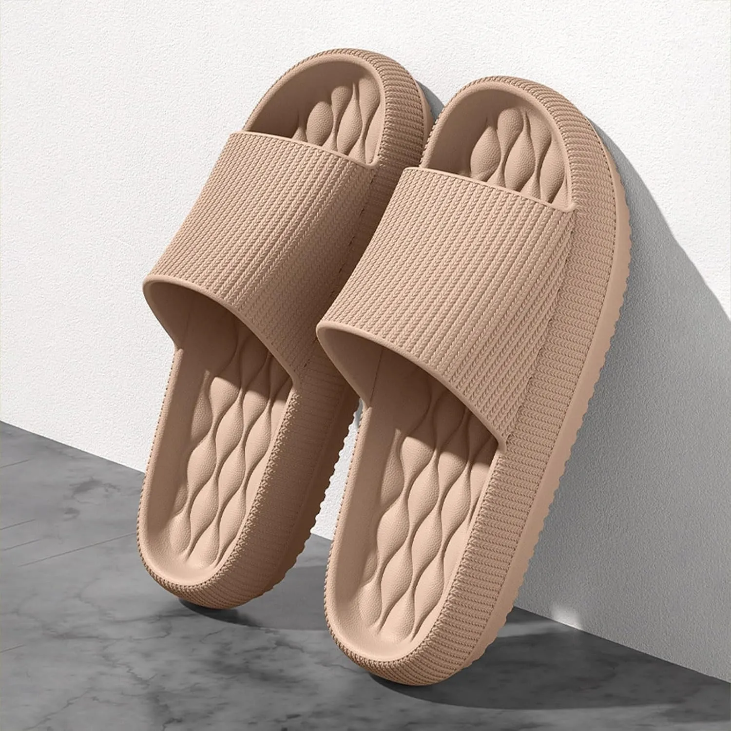 Lightweight Slides Sandal for Women Bathroom House and Pool Sandals Soft Soled Slides Women's Slides