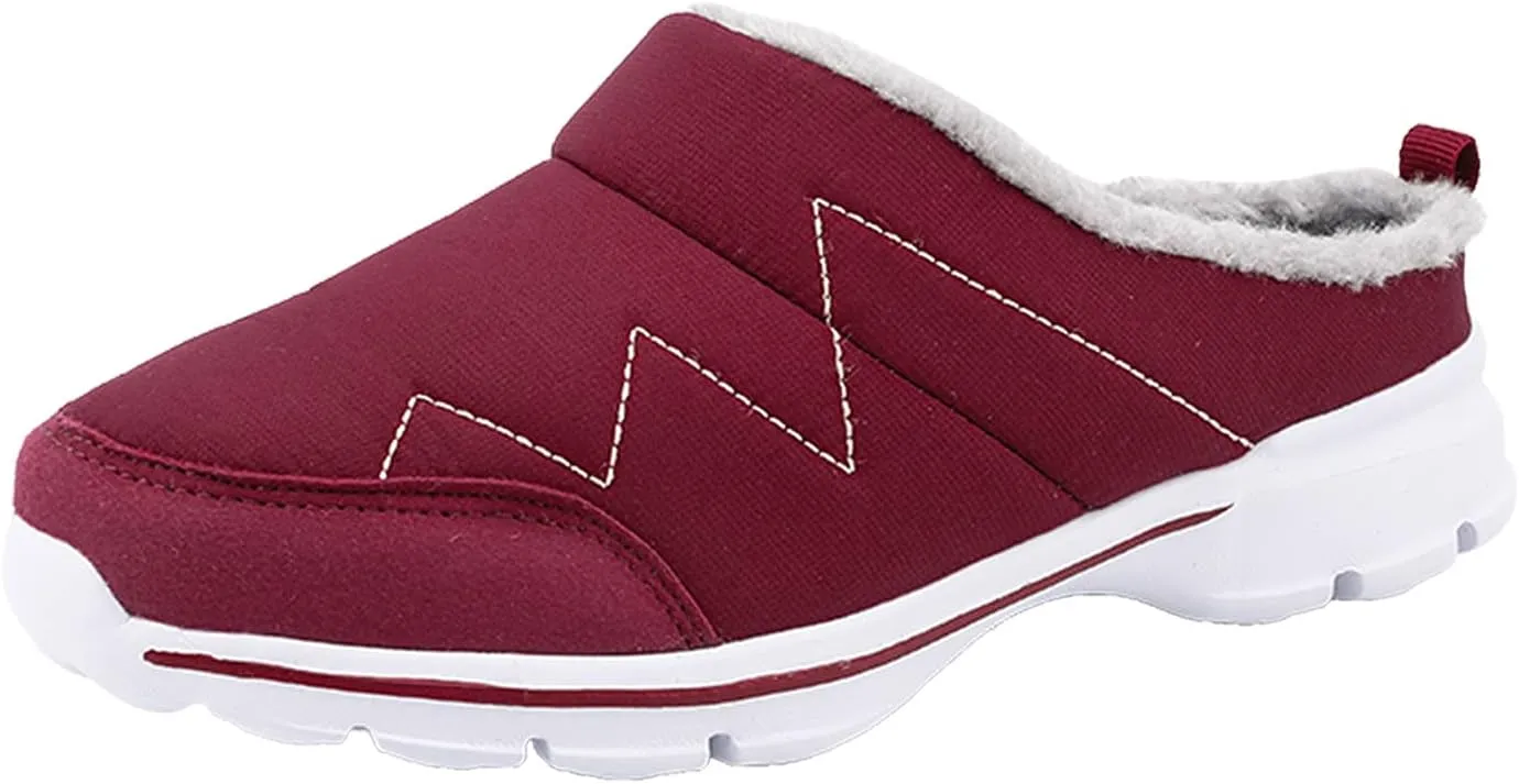 Lightweight Velvet Warmth Shoes for Women Comfort Breathable Arch Support Non Slip Shoes Slip on Walking Shoes