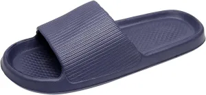 Men Shower Slippers Non-Slip Bathroom Slides Waterproof Pool Beach Flip-Flops Slip On Summer Men's Lightweight Slippers