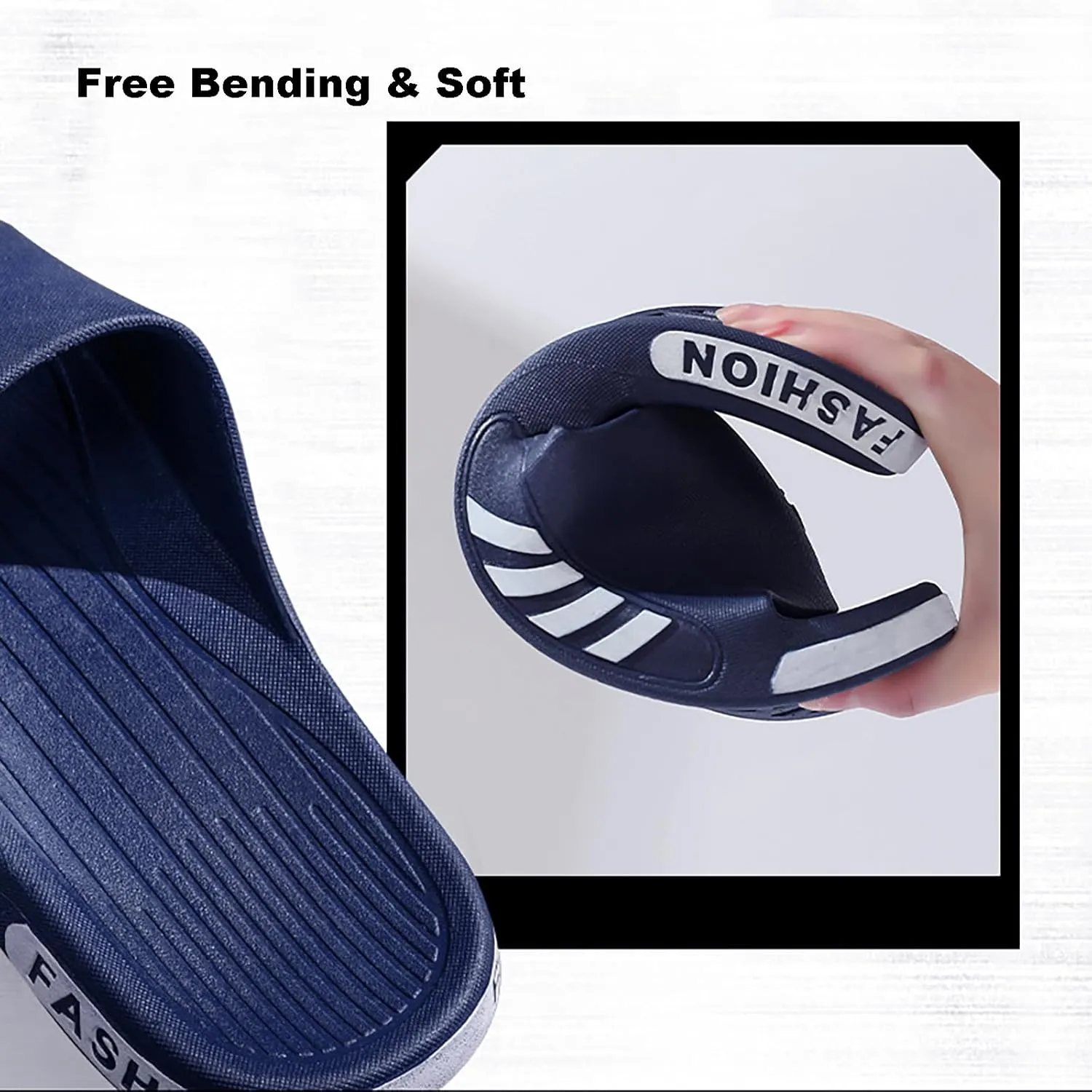 Mens Slippers Outdoor Athletic Sandals Fashion Sport Soft Slides Summer Beach Shoes